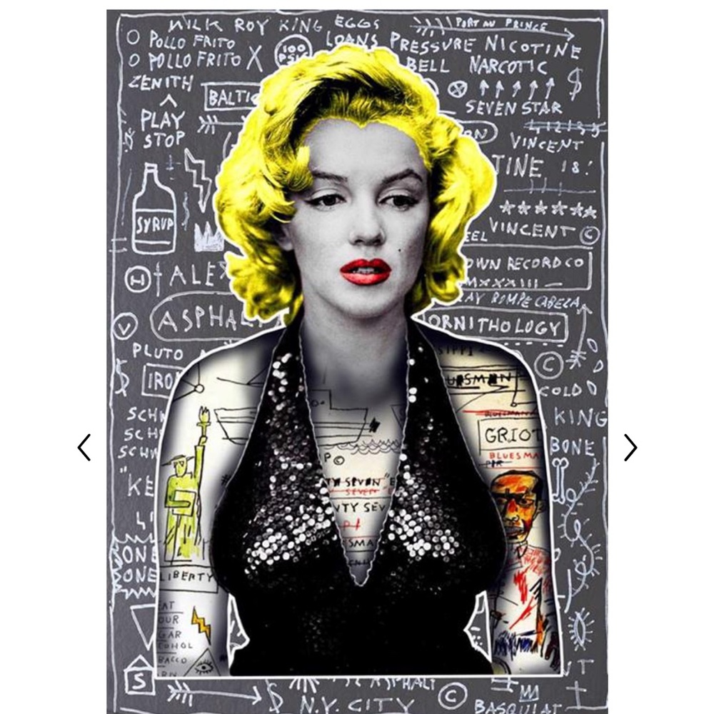 Marilyn X Basquiat 2019
by The Postman NYC 
 #10 of 25 available worldwide